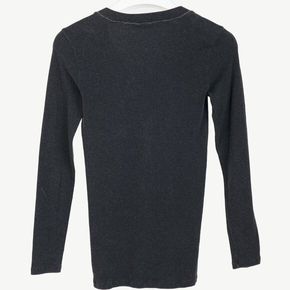 Brunello Cucinelli Grey Cotton-Knit Monili-Bead Pullover - Picture 2 of 10